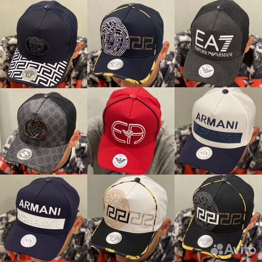 Бейсболка кепка разных брендов (premium)