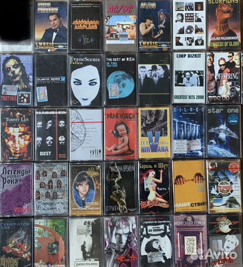 Аудиокассеты. рок, rock, hard rock