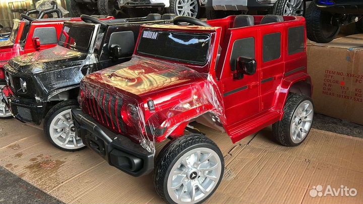 Электромобиль джип, гелик новый