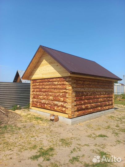 Строительство бань из бруса и бревна