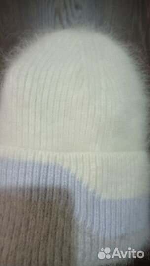 Шапка женская,вязаная ангора