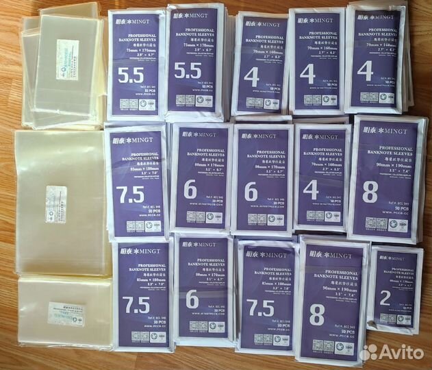 Холдеры для банкнот pccb и конверты