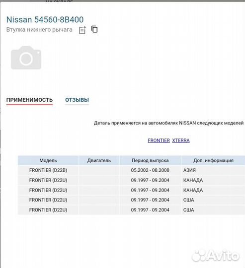 Сайлентблоки на нижние рычаги Ниссан Атлас, jikiu