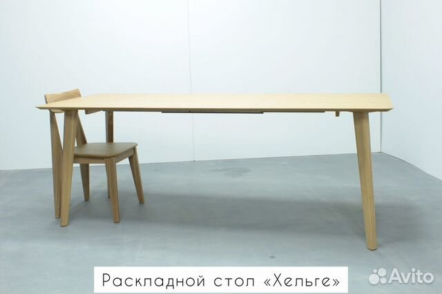 Раскладной стол из шпона: минимализм в деталях