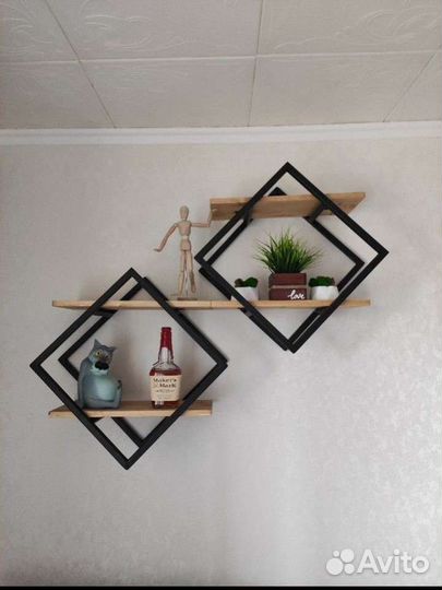 Полки в стиле Лофт