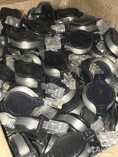 Патч-корд RJ-45 скручивающийся 1.5м