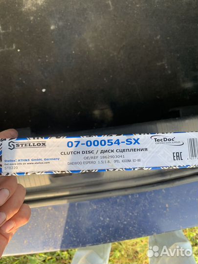 Диск сцепления daewoo nexia 16кл