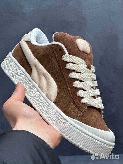 Puma Suede XL Crush Preserves Brown Mushroom