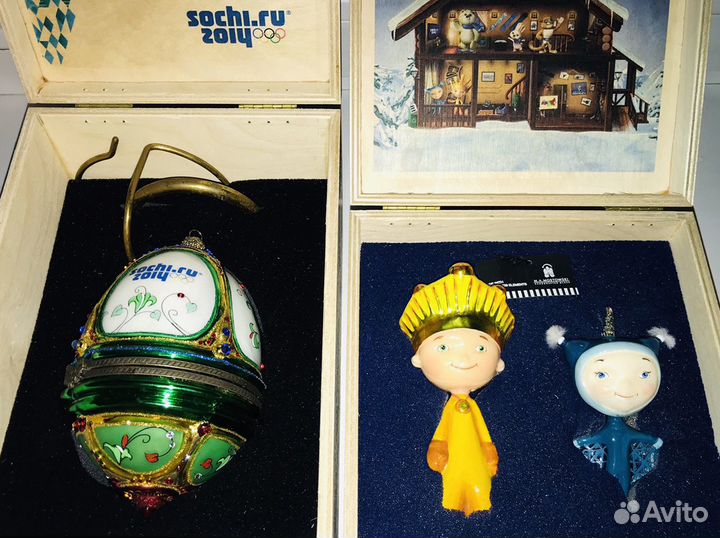 Елочные игрушки Олимпиада Сочи 2014 «яйцо Фаберже»