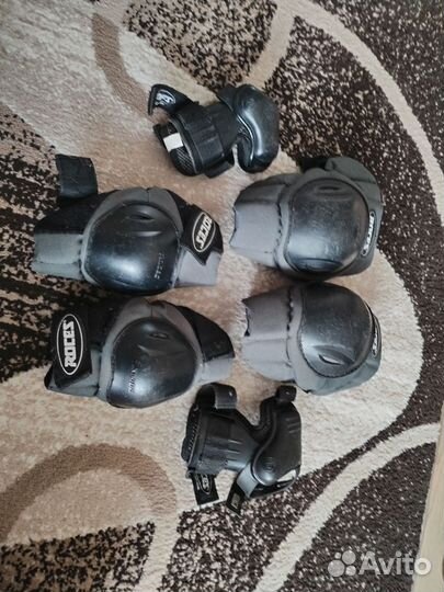 Роликовые коньки roces 36-40 с экипировкой