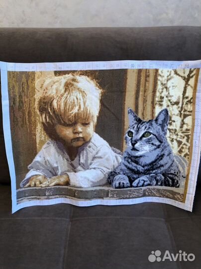 Картина вышитая ручная работа