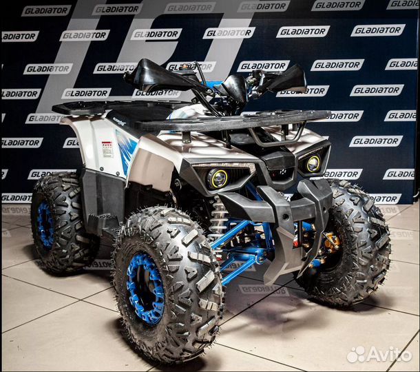 Квадроцикл подростковый gladiator H125 LUX белый