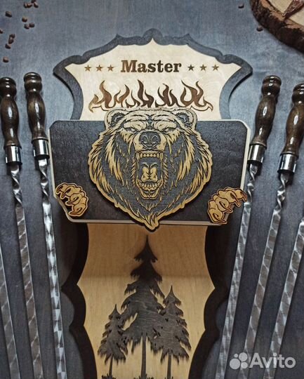 Шампура щит набор