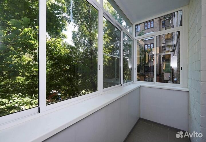 Алюминиевое фасадное остекление