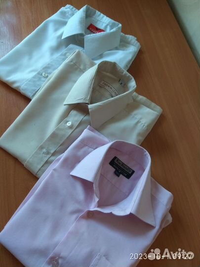 Школьные рубашки для мальчиков 134 140