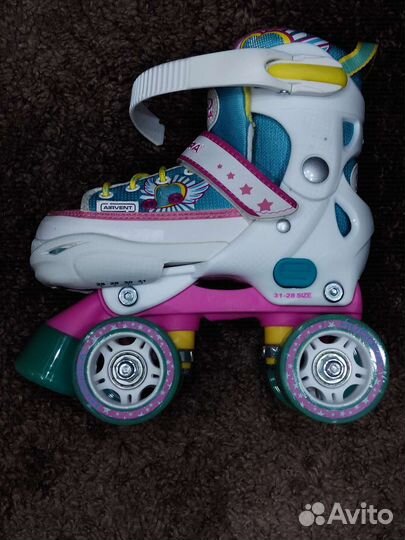 Роликовые коньки детские раздвижные тм hudora