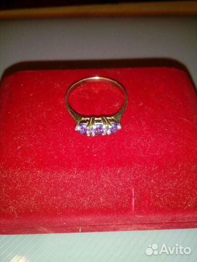 Серебряные кольцо и серьги