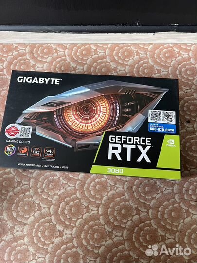 Gigabyte RTX 3080 12g новая не вскрытая