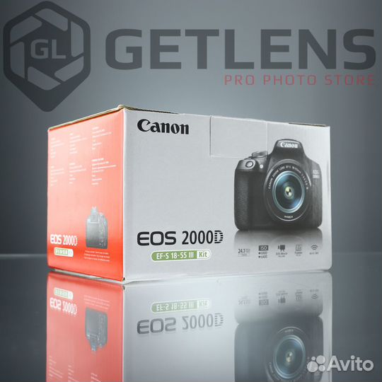 Canon EOS 2000D kit ef-s 18-55mm f/3.5-5.6 III