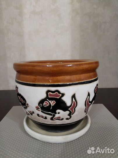 Керамический горшок для цветов