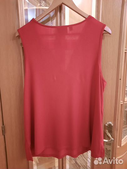 Трикотажная безрукавая блузка Новая 52р