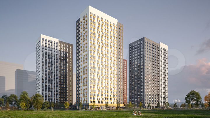 3-к. квартира, 92,1 м², 18/25 эт.
