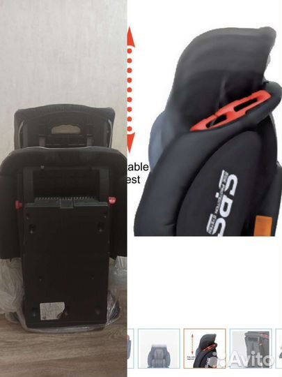 Автокресло детское Польша 9-36кг