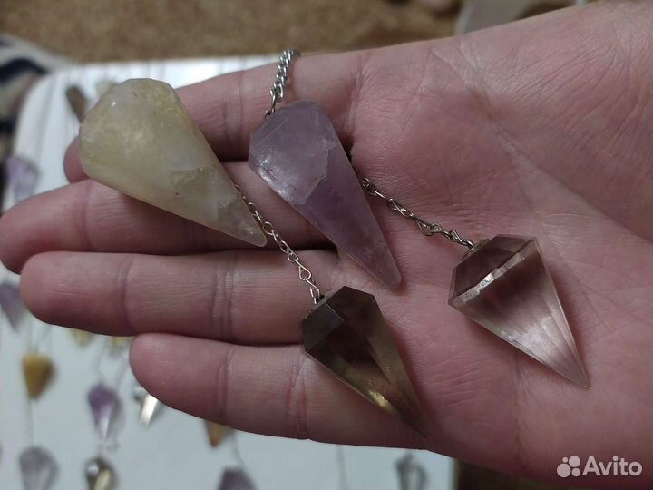 Маятник подвеска из камня