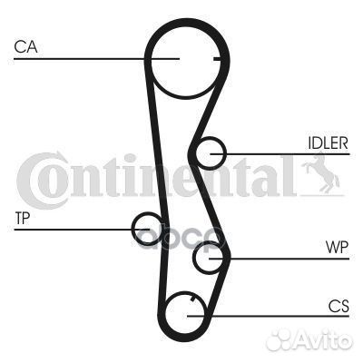 Ремень грм hyundai/KIA santa