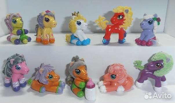 Игрушки из киндер.Фрештойз.литл пони