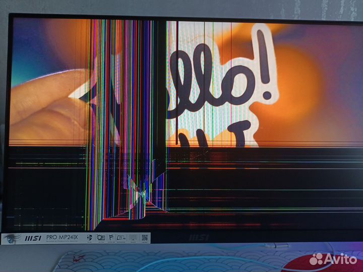 Монитор для компьютера 23.8 дюйма,б/у 2022 г, 75гц