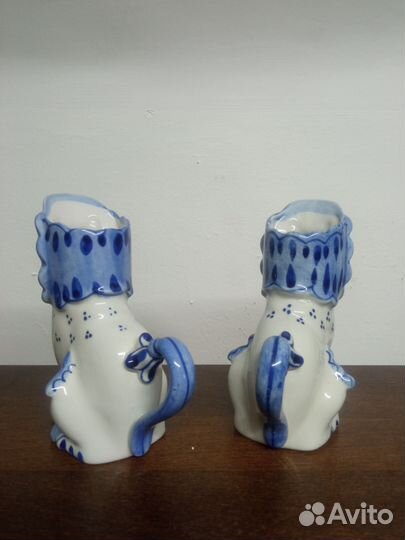 Молочник Лев. Гжель