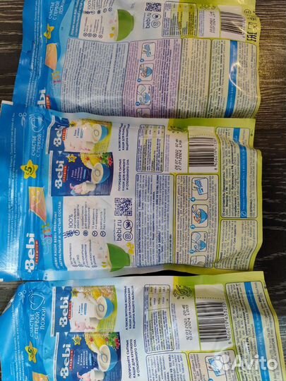 Детские каши молочные и безмолочные