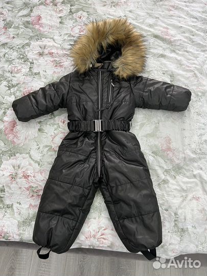 Комбинезон зимний для девочки 80-86