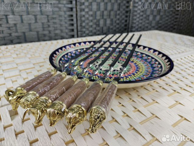 Набор шампуров с литьем