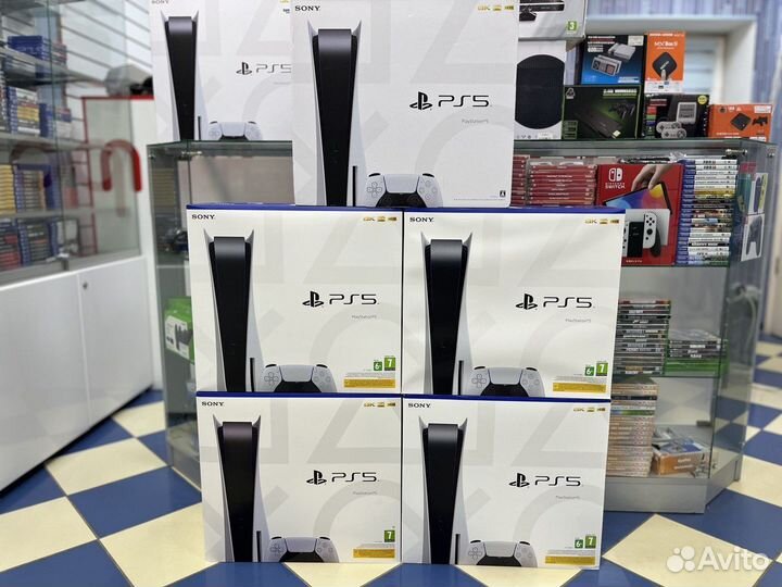 Sony PlayStation 5 с дисководом 3 ревизия 800 Игр