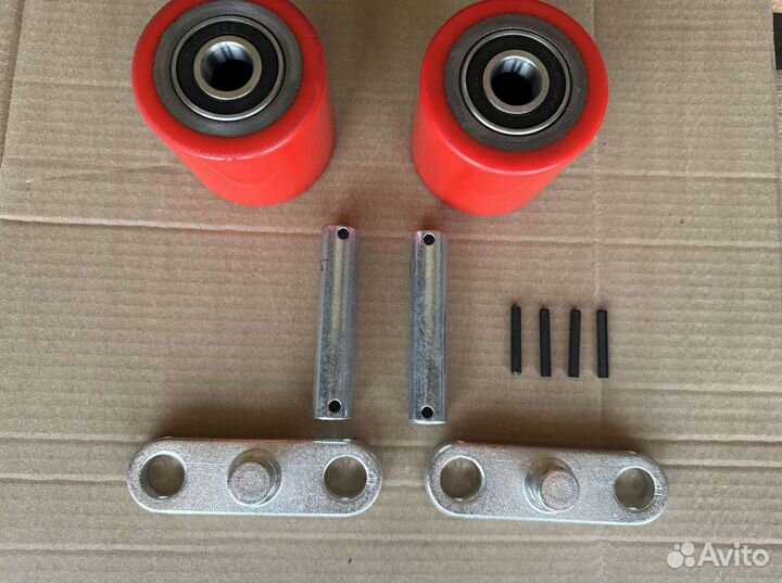 Набор вилочных роликов полиуретанF 338