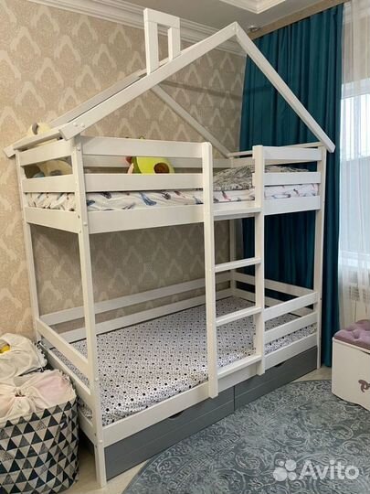 Двухъярусная кровать домик (магазин в Ставрополе)