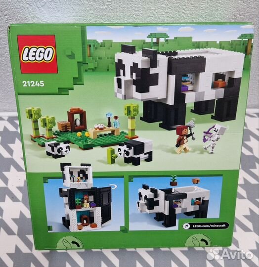 Lego minecraft Дом панды