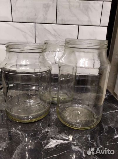 Банки стеклянные винтовые 1000 мл и 700 мл