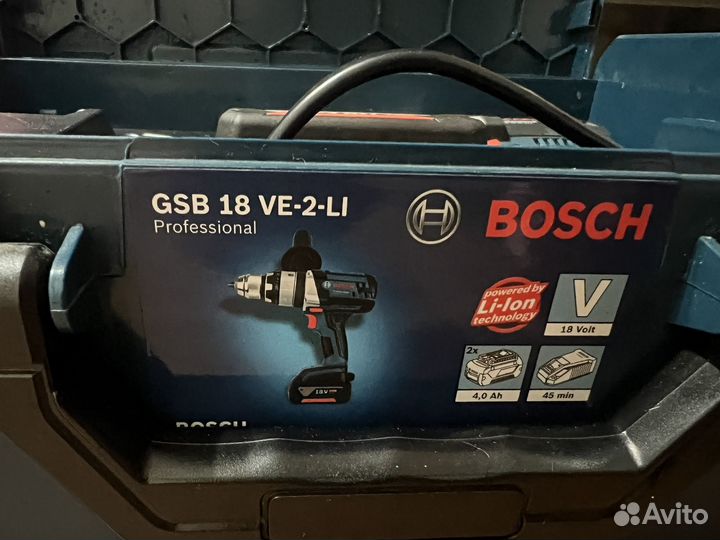 Шуруповерт ударный GSB 18 VE-2-LI Professional