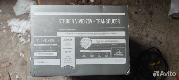 Эхолот Garmin striker 7 sv vivid c GT 52