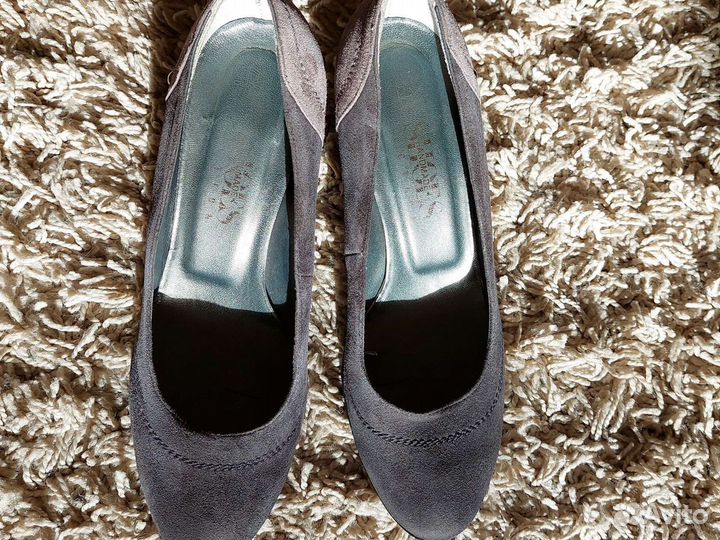 Туфли женские 39 размер замшевые