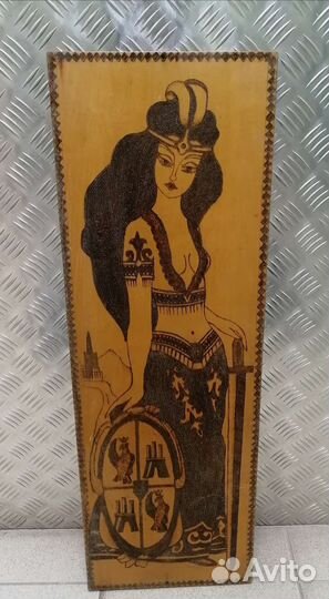 Картина панно из дерева