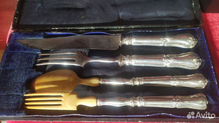 Салатный набор франция серебро