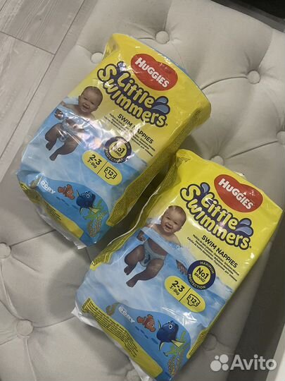 Подгузники для плавания Huggies 3-8кг