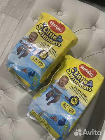 Подгузники для плавания Huggies 3-8кг