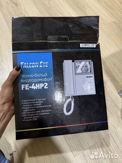 Черно-белый видеодомофон, домофон