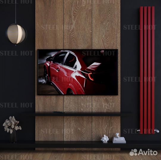 Вертикальный дизайн радиатор Steel-Hot от завода