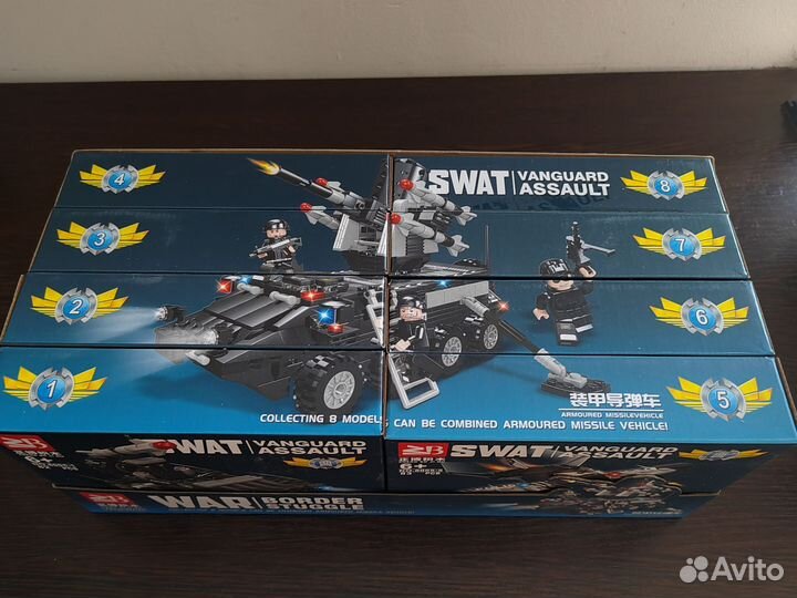 Конструктор 8 в 1 swat от Vanguard Assault